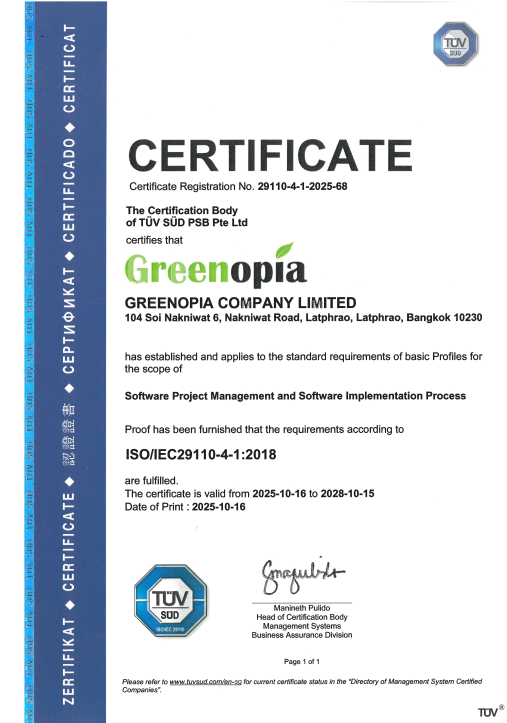 ISO/IEC 29110-4-1:2018 Certification
