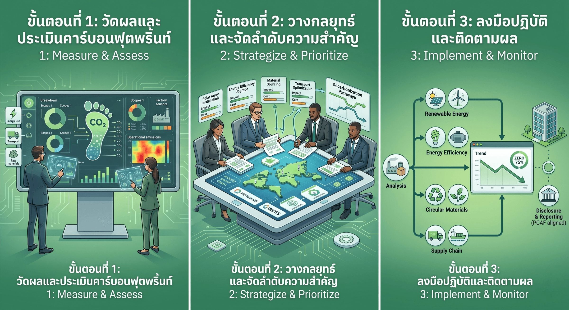 กระบวนการบริการ Carbon Advisory