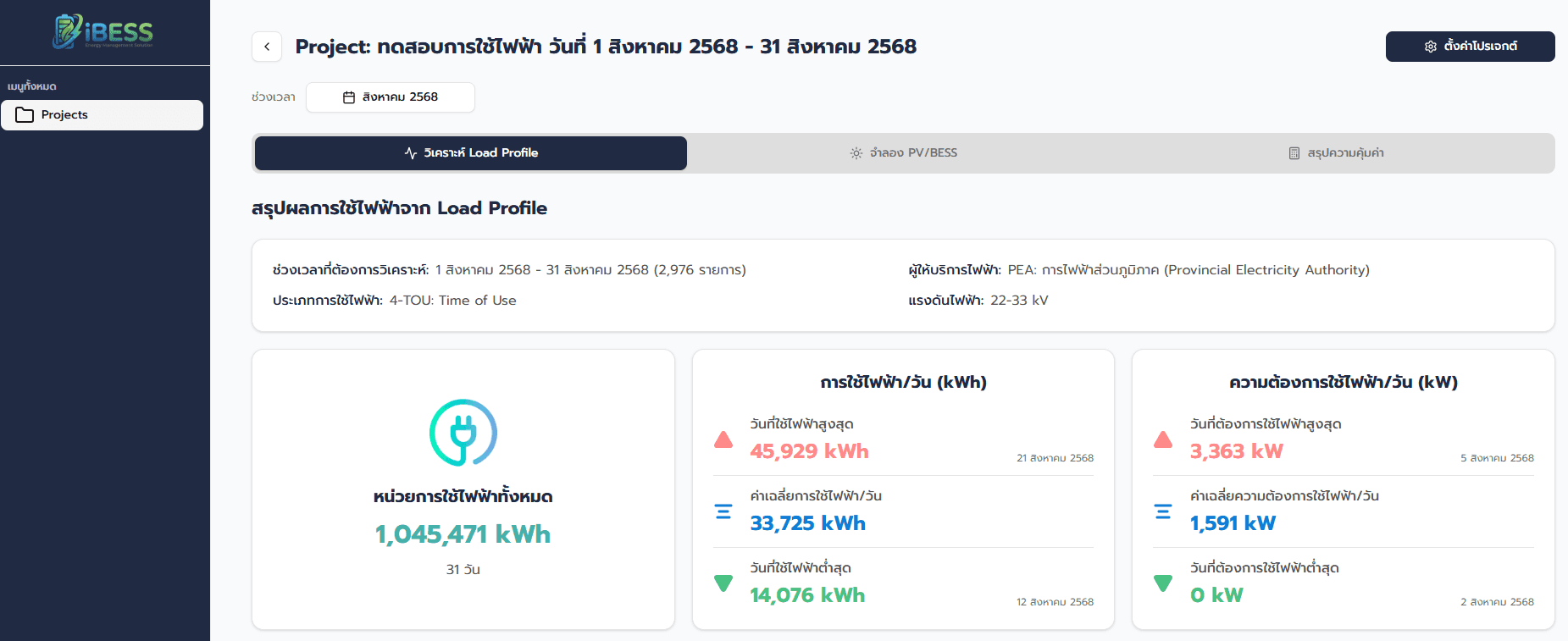 iBESS Dashboard 1